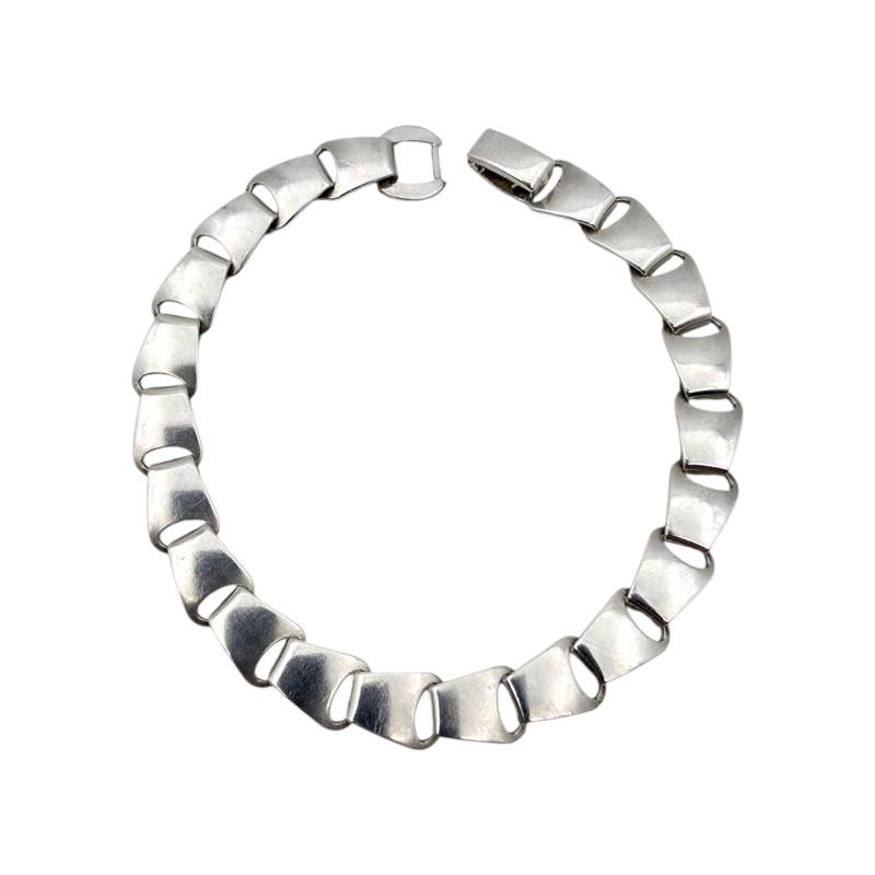 Vintage Silver Bracelet By F. Speidel | Sp| Modernist German Design | 835 19cm 15G Mid-Century Jewelry Vintage Silver Bracelet By F. Speidel | Sp| Modernist German Design | 835 19cm 15G Mid-Century Jewelry von detaschmuck