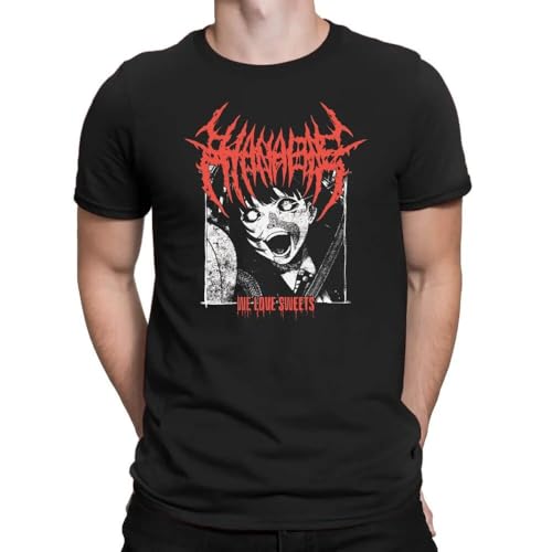 Best to Buy Hanabie We Love Sweets Dark Doll Music Lover S-5XL Premium L T-Shirt Best to Buy Hanabie We Love Sweets Dark Doll Music Lover S-5XL Premium L T-Shirt von detuQQTY