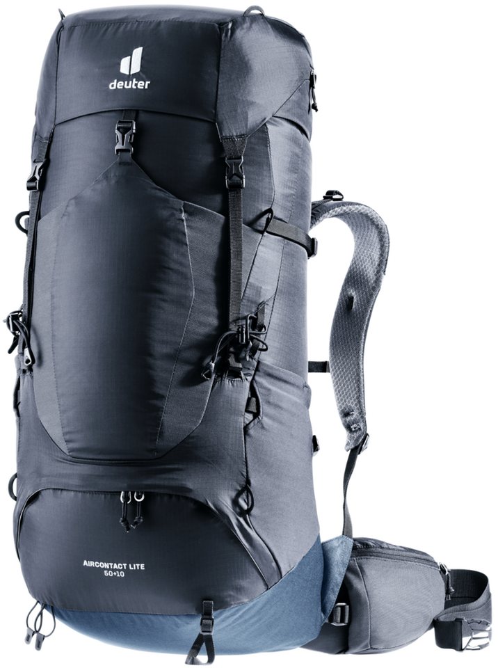 deuter Wanderrucksack Aircontact Lite 50 + 10 black-marine von deuter