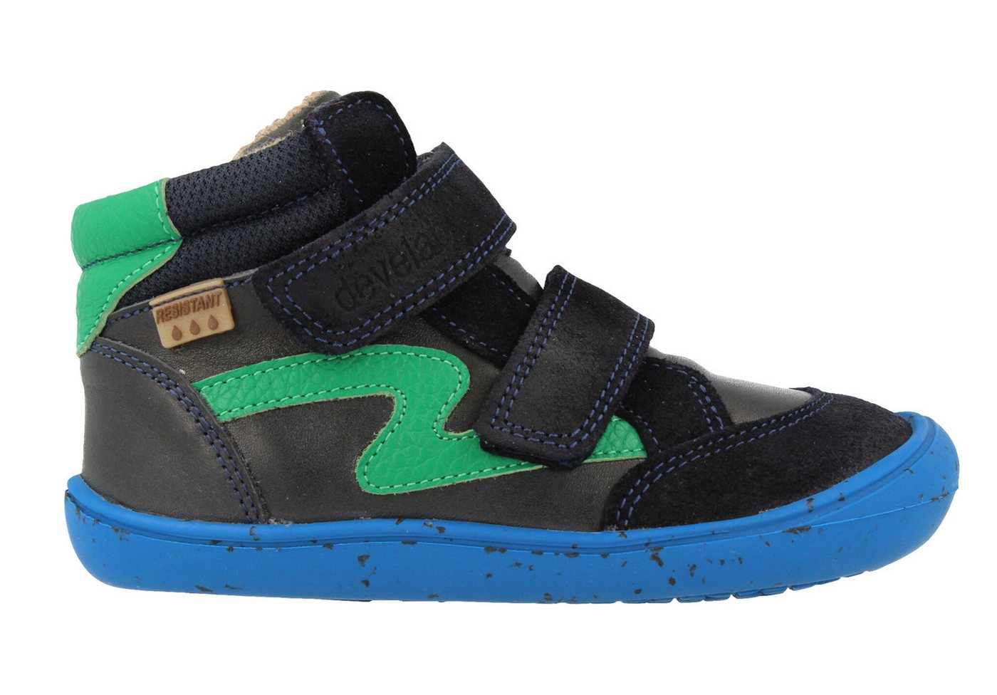 develab Develab Sneaker Barfußschuhe Winter Barefoot 45235 Wasserfest Leder Schnürstiefelette von develab