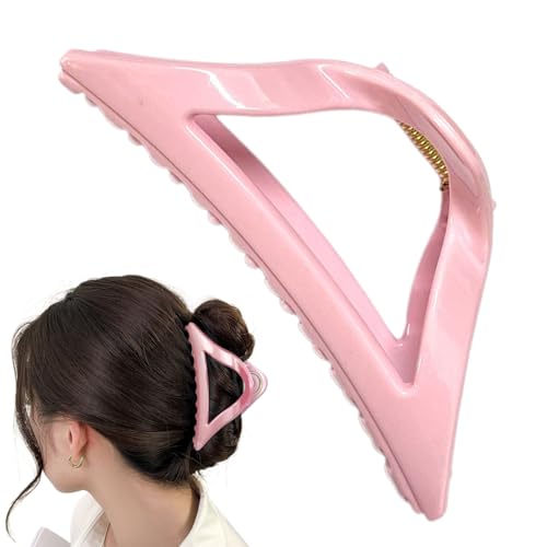 dewdat Haarklammern | Mädchen Haaraccessoire - Stilvoller Dreieckiger Haargummi Aus Silikon Für Party Hochzeit Schule Sport Pendeln von dewdat