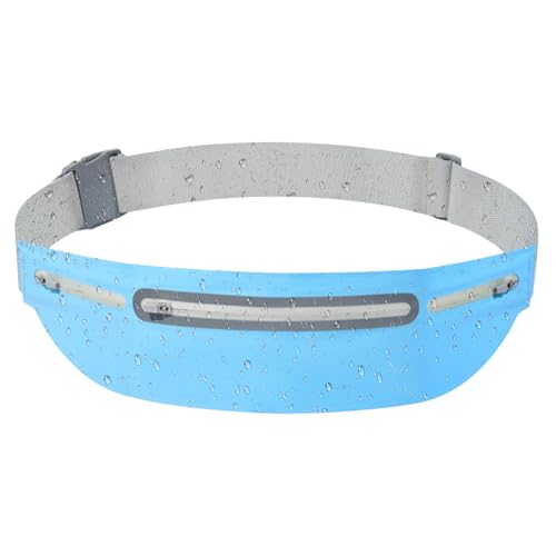 dewdat Handy Gürteltasche | wasserdichte Laufgürteltasche Mit Handyfach - Verstellbarer Gurt Mit Reißverschlussfächern Für Sport, Damen Herren Jugendliche Erwachsene von dewdat