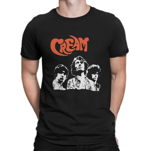 Cream-Men-s-Tshirt-One-of-Earliest-Super-Rock-Bands-Distinctive-T-Shirt-Streetwear von dewe3tdesdEU