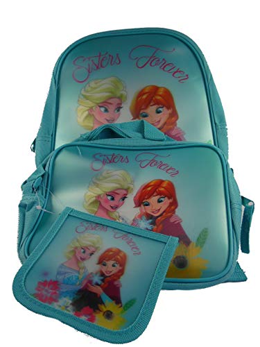 dewell Kinder Mädchen 3er Taschen Set Rucksack Geldbeutel Brustbeutel 3D von dewell