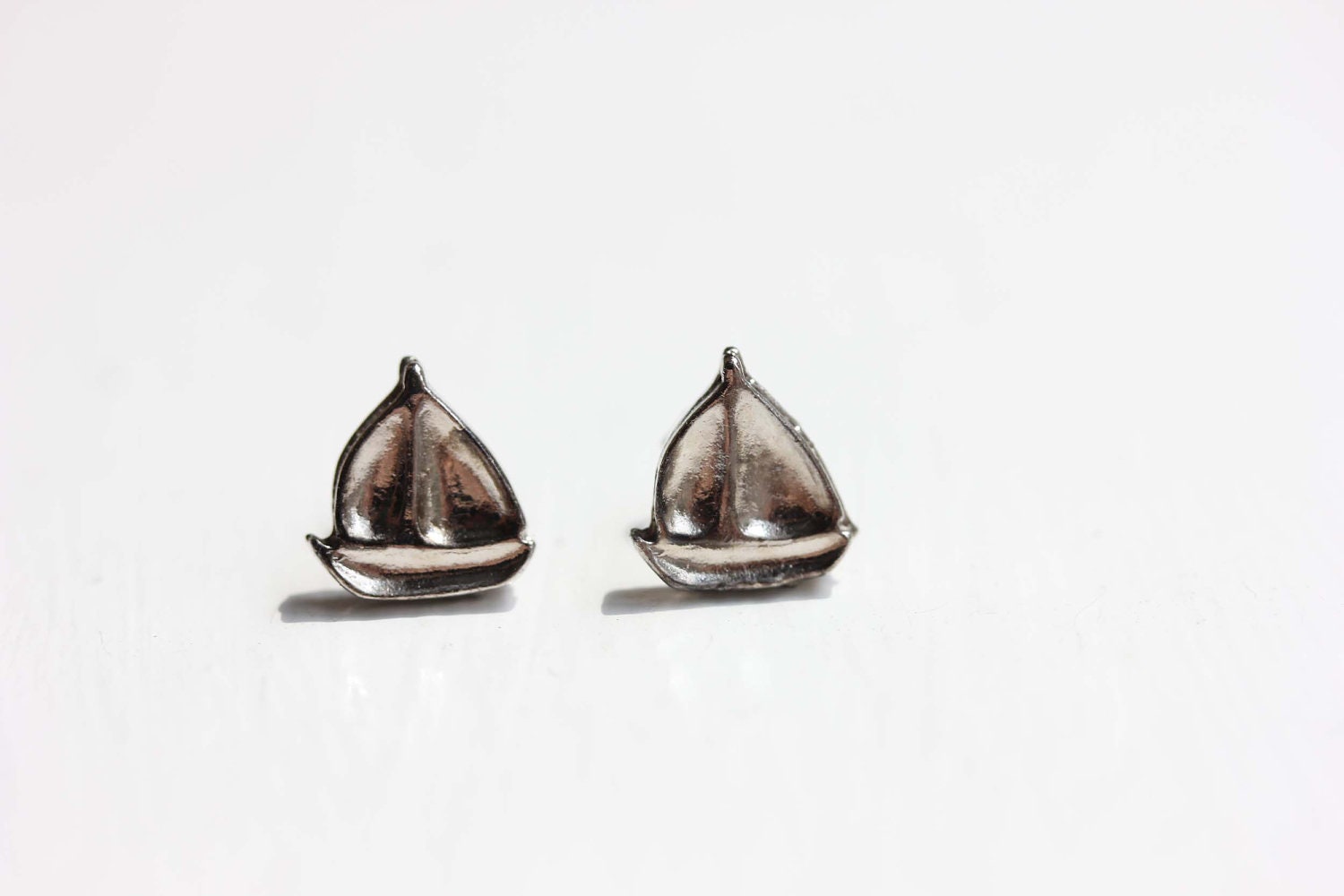 Silber Ohrstecker, Segelboot Boot Segel Segeln, Schiff Ohrstecker Silber Ohrstecker, Segelboot Boot Segel Segeln, Schiff Ohrstecker von diamentdesigns