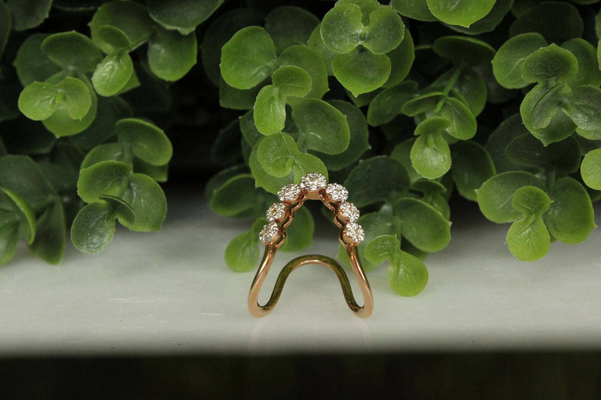 Vancki Diamant Ring, 14K Massivgold, Naturdiamanten, Cocktailring, Geschenk Für Sie, Einzigartiges Design von diamondaffaire