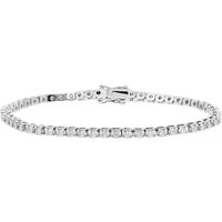 diamondline Armband - bracelet 585 WG 54 diamonds tot.approx. 2,00 ct. H - Gr. M - in Silber - für Damen von diamondline