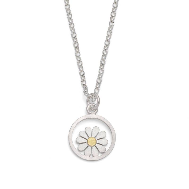 Gänseblümchenkette, Silber Und 750Er Gold von dianagreenwood