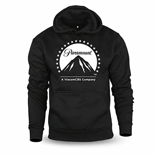 diari Paramount Pictures - Movies Animation 2020 Logo Hoodie Hooded Sweatshirt Black 3XL von diari