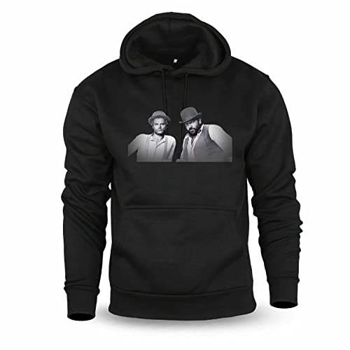 diari Terence Hill & Bud Spencer Hoodie Hooded Sweatshirt Black XXL von diari