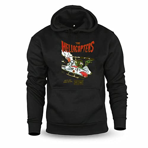 diari The Hellacopters Classic Man Tops Short-Sleeved Hoodie Hooded Sweatshirt Black XXL von diari