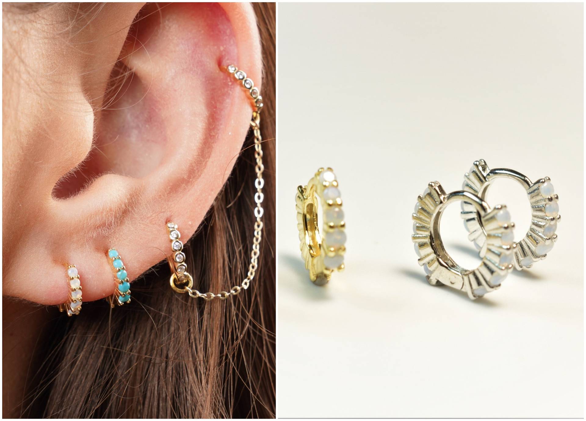 Opal Ohrringe | Kleine von diatjewels