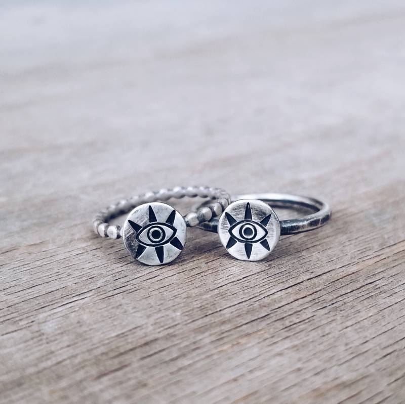 Dida Midi Ring Auf Bestellung Handgestempelt Sterling Silber Oberer Knuckle Ring von didametals