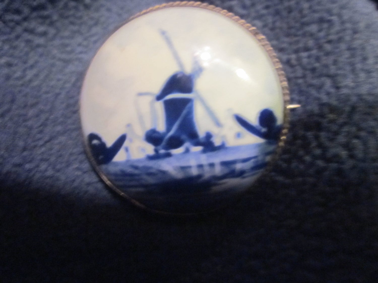 Delfter Und Sterling Brosche, Holland von diddle47