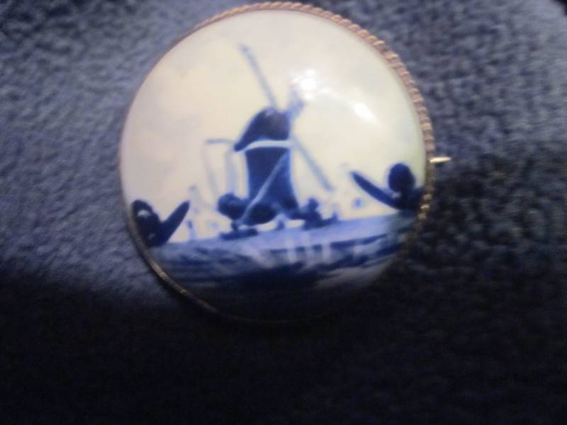 Delfter Und Sterling Brosche, Holland von diddle47