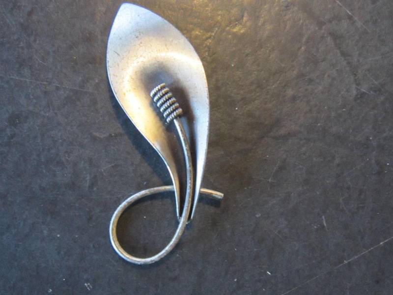 Große Beau Sterling Brosche Signiert Jahrgang 3" von diddle47