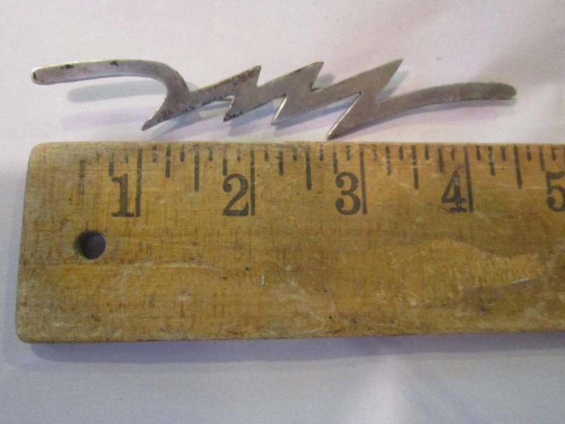 Taxco Sterling Brosche Blitz Bolzen Pin Silber 4 1/2" von diddle47