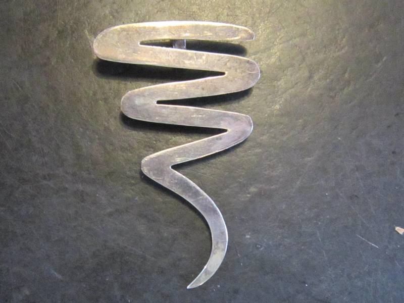 sterling Brosche Oder Anhänger Mexiko 3" Lange Wunderschöne Schwere von diddle47