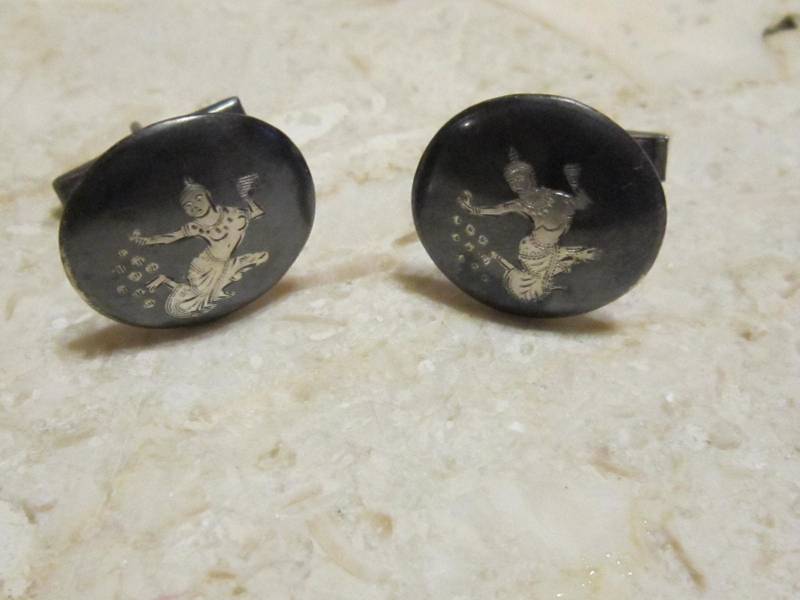 sterling Manschettenknöpfe Siam Schmuck von diddle47