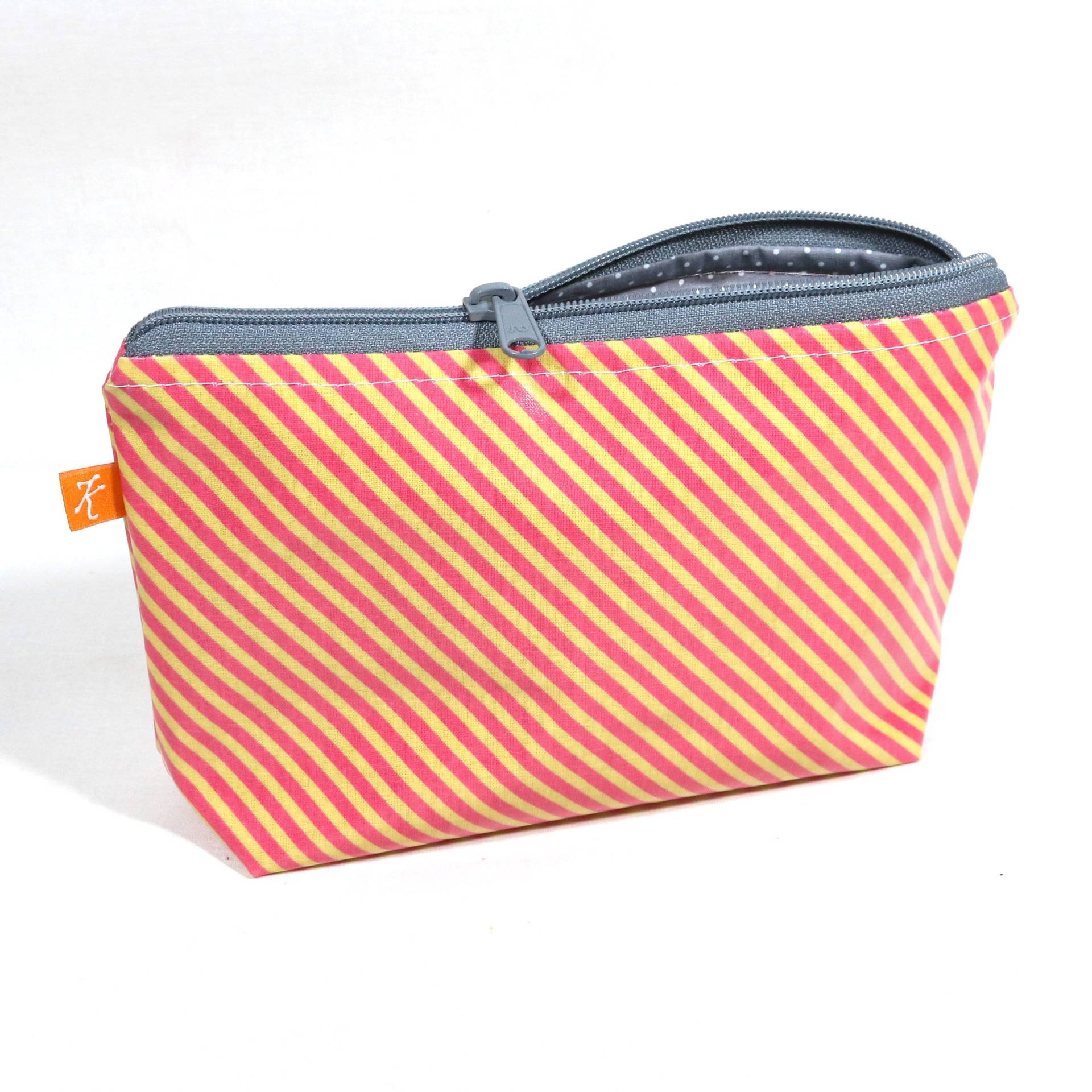 Kulturbeutel Schminktasche Kosmetiktasche Aus Wachstuch von dieKunterbunten