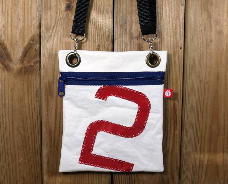 Lütte - Umhängetasche Handytasche Aus Segel Recycling Lütte - Umhängetasche Handytasche Aus Segel Recycling von dieKunterbunten