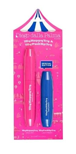 Diego dalla Palma MyHappyToy Mascara-Set mit Mini-Grundierung, Special Edition, Rosa und Blau von diego dalla palma