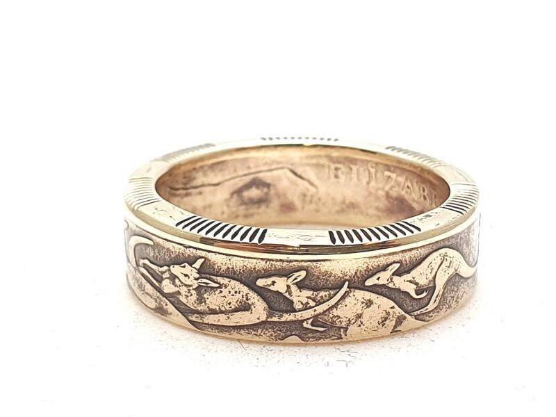 Münzring Aus 1 Dollar Münze Australien von dieringmacher