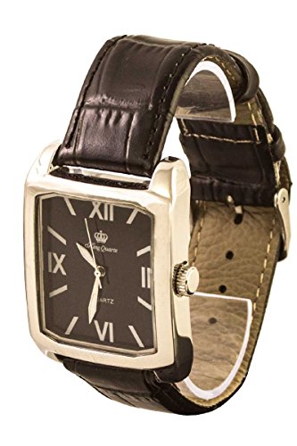 digi-tech Herren Armbanduhr - Edelstahlgehäuse mit Lederarmband - Kroko Optik digi-tech Herren Armbanduhr - Edelstahlgehäuse mit Lederarmband - Kroko Optik von digi-tech