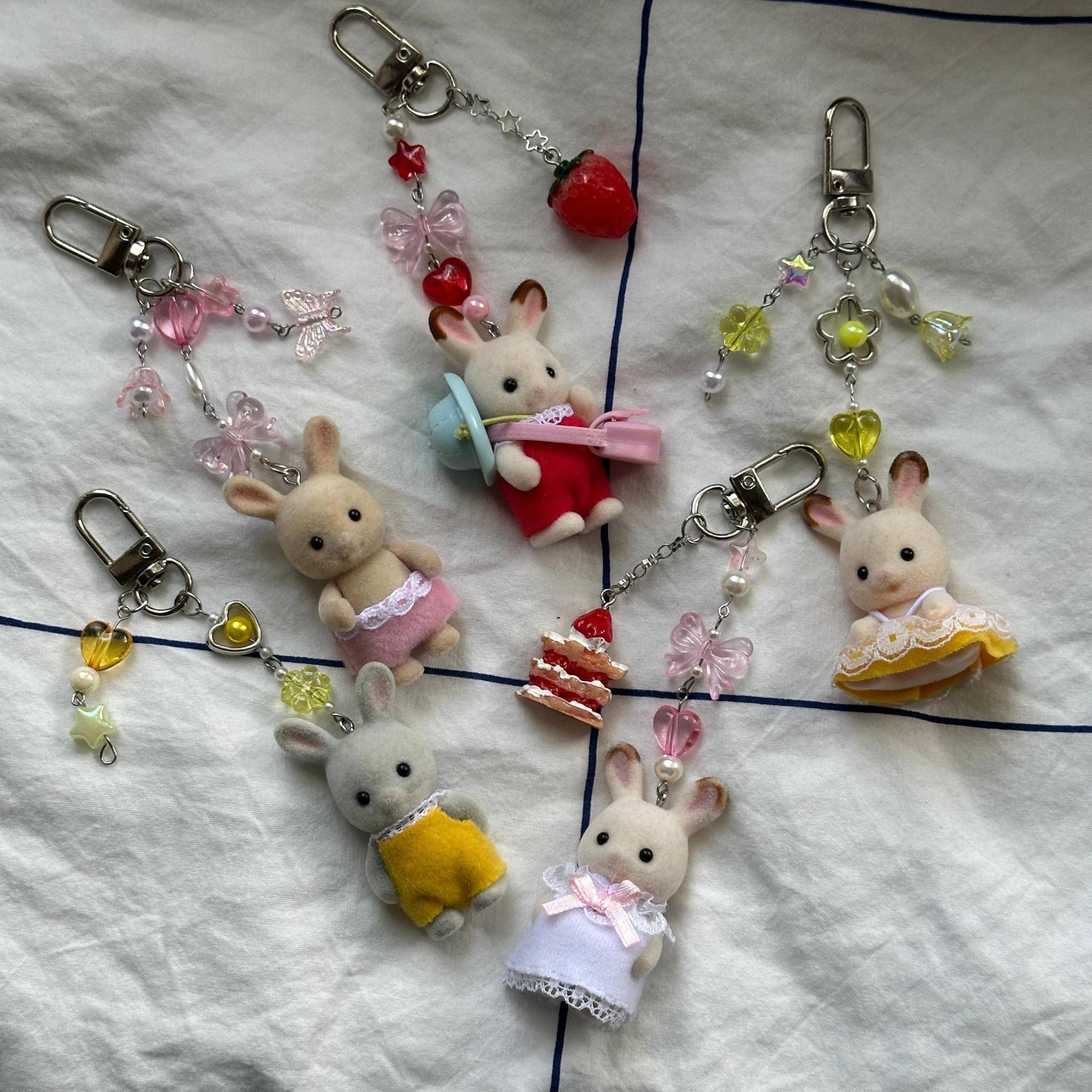 Sylvanian Families Rabbit/Calico Critters Schlüsselanhänger Keychain, Keyring Bagcharm Sylvanian Families Rabbit/Calico Critters Schlüsselanhänger Keychain, Keyring Bagcharm von dihakoarts
