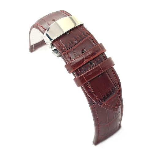 diloy Lederarmband klassisch mit Krokoprägung – versteckter Verschluss – 20mm 22mm – stilvoll & robust – Ref. 336 Mittleres Braun 22mm diloy Lederarmband klassisch mit Krokoprägung – versteckter Verschluss – 20mm 22mm – stilvoll & robust – Ref. 336 Mittleres Braun 22mm von diloy