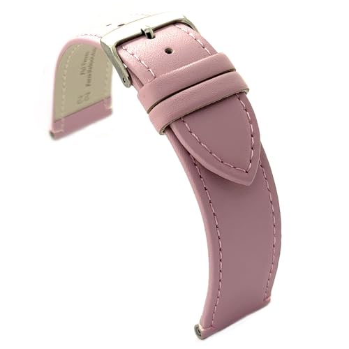 diloy Uhrenarmband aus Leder Ref 421 Violett 20mm von diloy