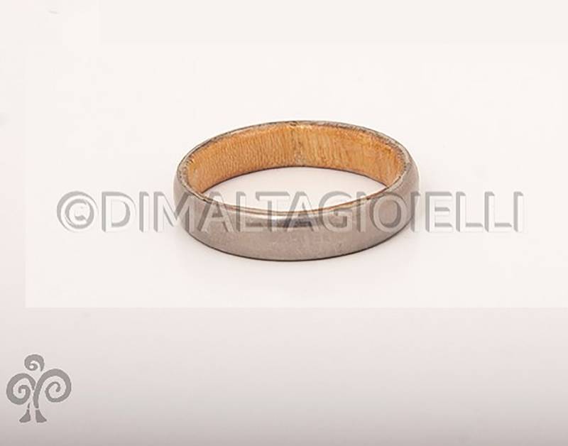 Titan Und Ahorn Ring/Herren Ehering Holz Ringbänder von dimaltagioielli