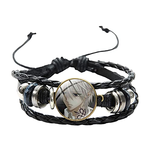dingyue Anime Vampir Knight Armband Kiryu Zero Yuki Kurosu Art Bild Glaskuppel Lederarmbänder für Frauen Cosplay Schmuck von dingyue