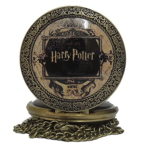 New Hot HP Hogwerts School Dome H Quarz-Taschenuhr Analog Anhänger Halskette Herren Damen Uhren Kette Geschenk Reloj von dingyue