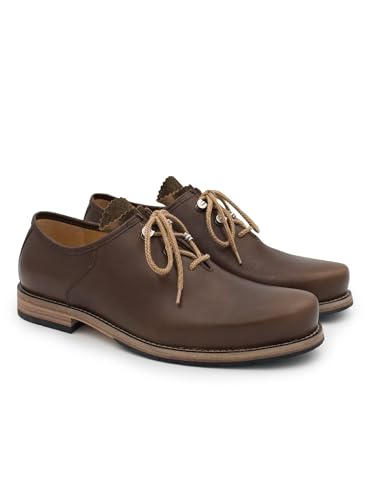 dirndl + bua Trachtenschuh 6654 Santiago/Antikbock Oliv/ahorn 8 von dirndl + bua