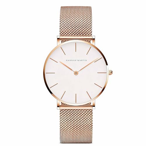 dirocoro Mode Damen Armbanduhren Analoge Uhr Einfach Und Leicht zu Lesen Classic Collection Damenuhr Quarzwerk Komfortgurt Elegante Uhr von dirocoro