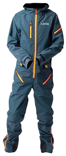 dirtlej dirtsuit core edition steel blue/orange Herren Fahrradanzug (L) von dirtlej