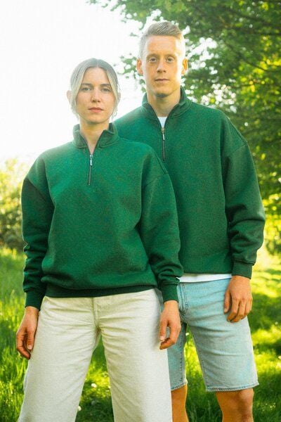 dirts Quarter Zip Sweater Oversized von dirts