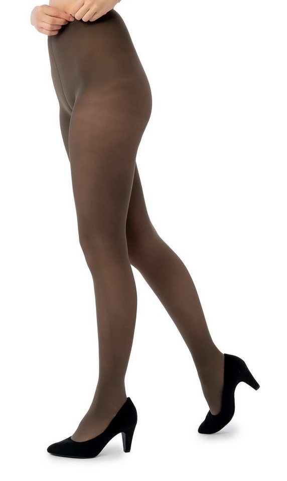 disée Feinstrumpfhose 50 DEN disée Damen Tights 50 DEN Mikrofaser Stützstrümpfe Semi-Blickdicht mit 3D Stricktechnologie Supersoft von disée