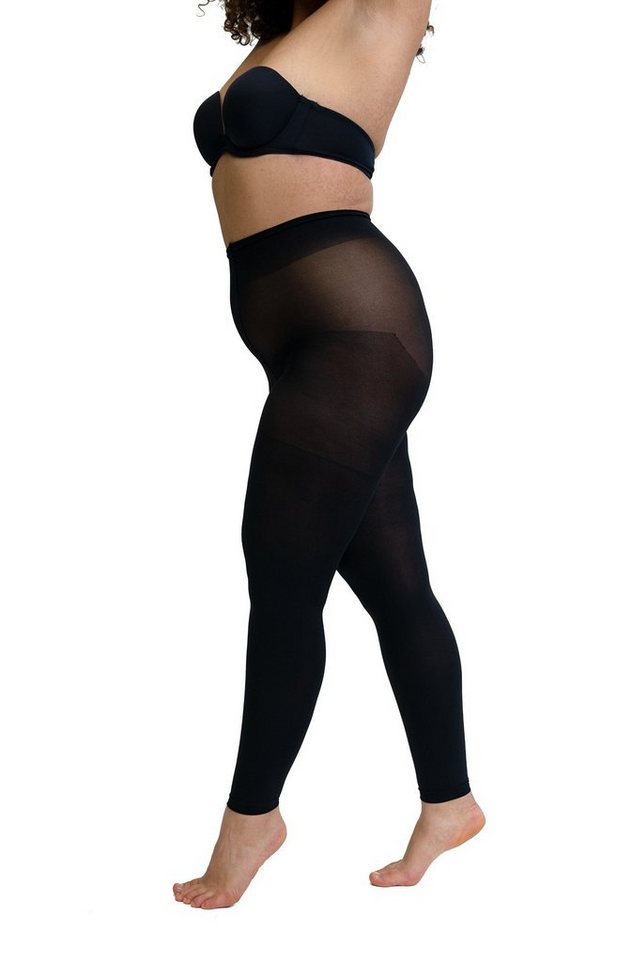 disée Feinstrumpfleggings disée Damen Bodyshaping Leggings Feinstrumpfhose blickdicht 80 DEN superweich mit Wäscheflachnaht und Baumwollzwickel von disée