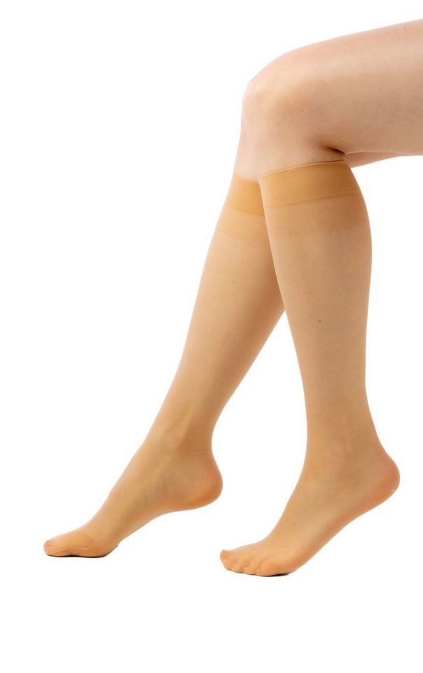 disée Socken 4459141000_4 disée Damen Knee High Kniestrümpfe 20 DEN supersofte Overknees, venenfreundlich mit verstärkter Fußspitze von disée