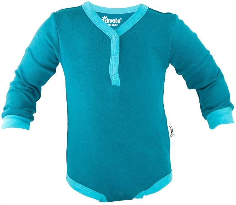 divata Langarmbody Langarm Baby Body mitwachsend - Babybody Jungs Frühchen Kleidung von divata