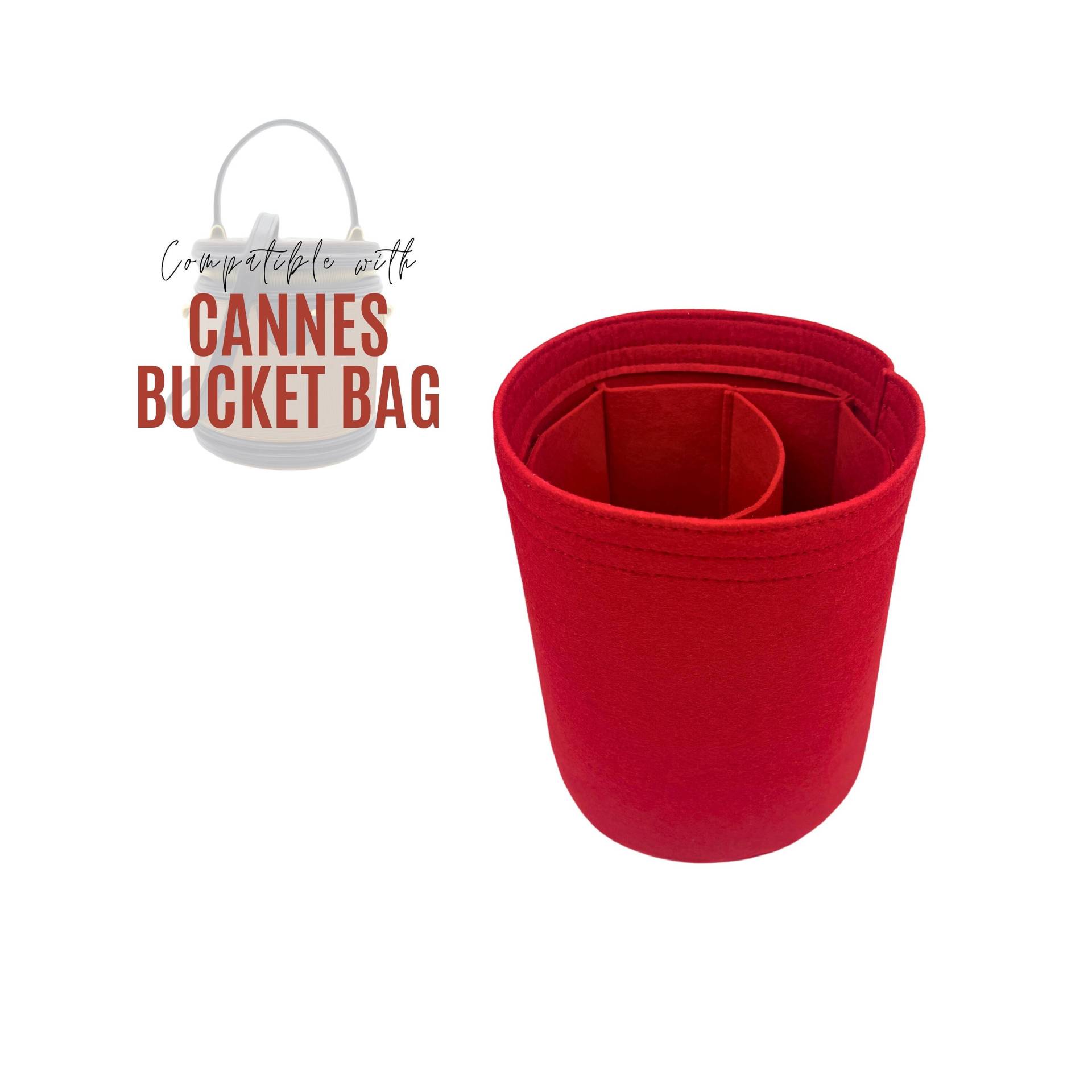 Canvas Bucket Bag Organizer /Cannes Insert/Anpassbarer Handgemachter Premium-Filzeimer Pm Innenschutz von divitize