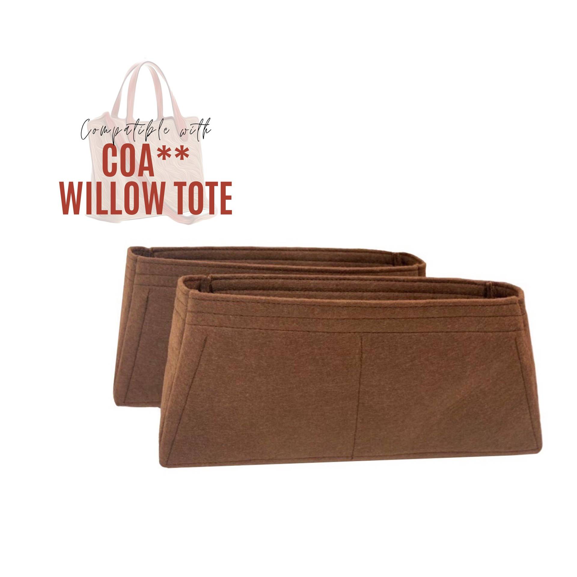 Willow Tote Bag Organizer/Insert Handtasche Lagerung Geldbörse Liner Tasche Laptop Ipad Base Shaper Schutz von divitize