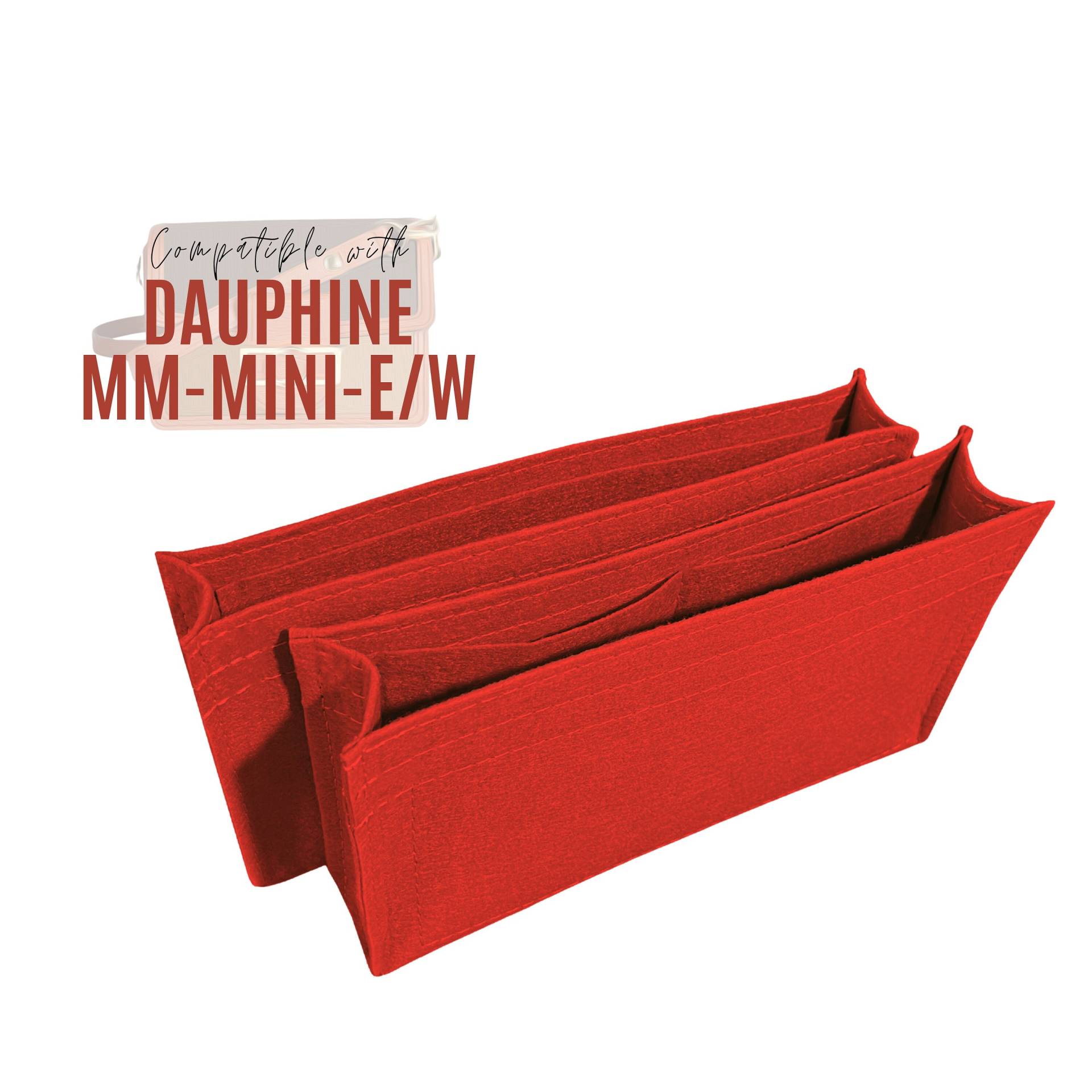 Dauphine Bag Organizer | 2Er-Set/Mm Einsatz Anpassbarer Handgefertigter Filz Mini Snug Stabiler Liner Taschenschutz von divitize