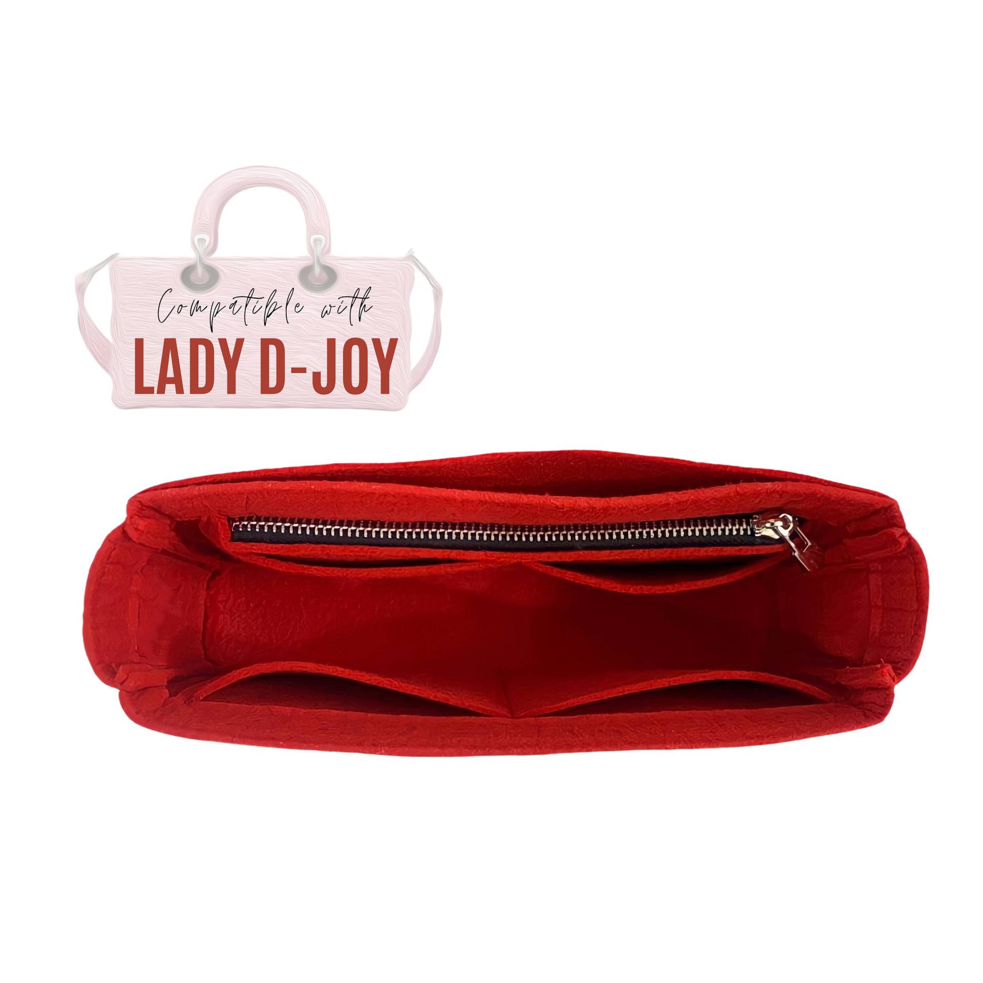 Für Lady D-Joy Taschen-Organizer/Kleine Insert Anpassbare Handgefertigte Premium Filz Liner Schutz Snug Für Medium D Joy Micro von divitize