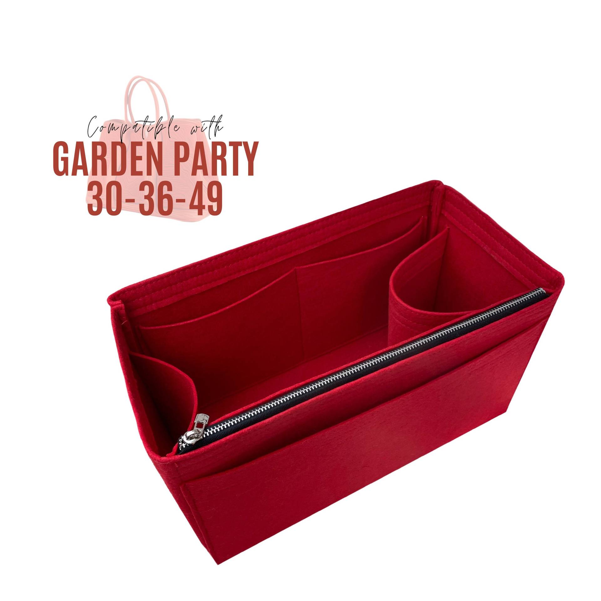 Gartenparty-Taschen-Organizer | Premium Filz/Gartenparty-Einsatzschutz Anpassbare Tote Shaper Windel Handtasche Lagerung Reißverschluss von divitize