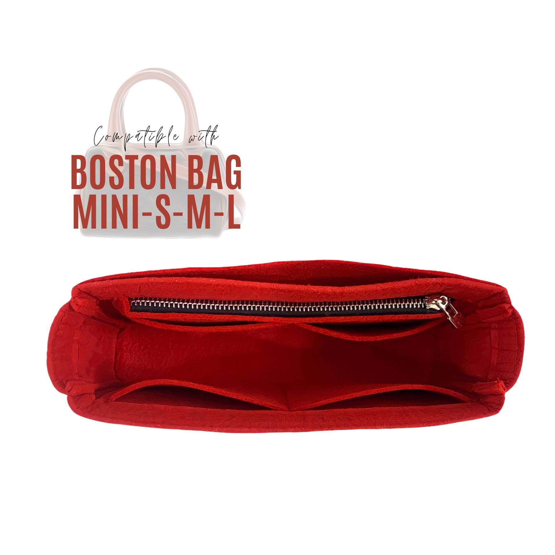 Mini Boston Bag Organizer/Tote Insert Für Celin Triomphe Mit Abnehmbarer Reißverschlusstasche Shaper Purse Liner von divitize