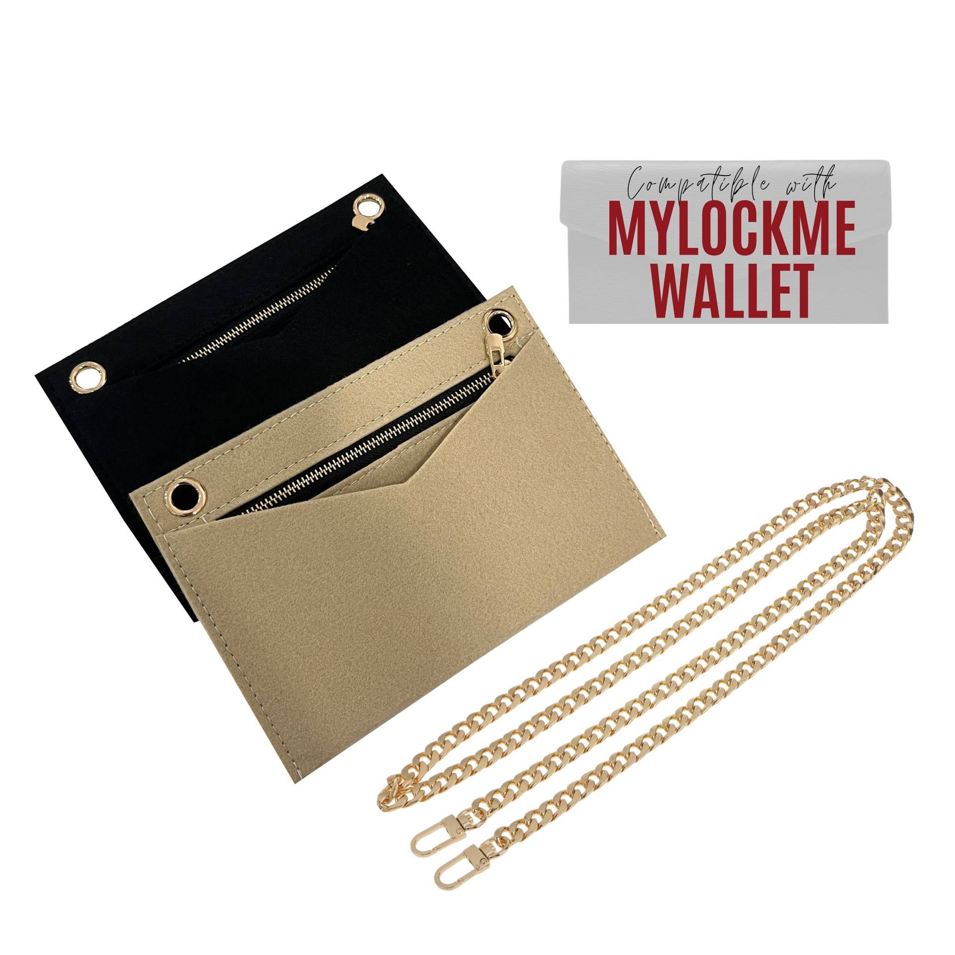 Mylockme Brieftaschen-Umwandlungs-Kit | Mit Reißverschlusstasche & O-Ringen/Mylockme Wallet Insert Organizer Umwandlungs-Kit Mit Kette von divitize