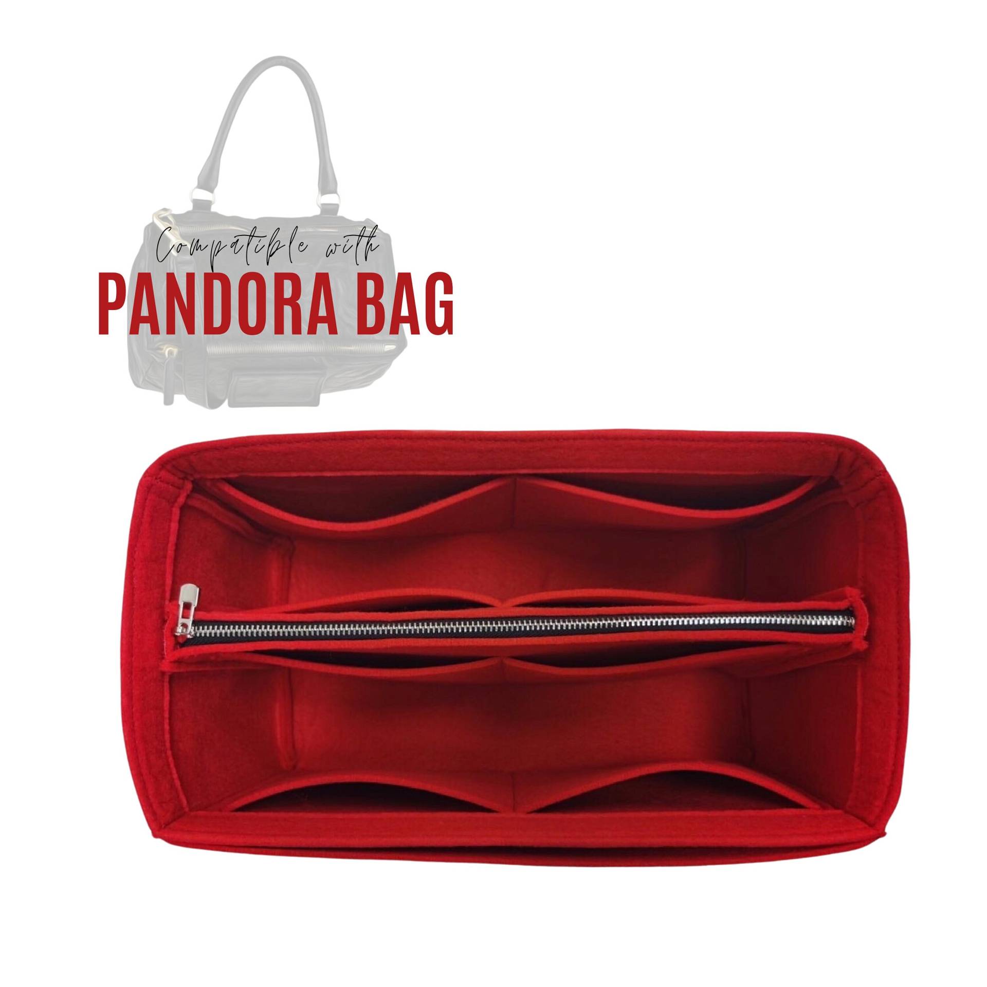 Pandora Tote Bag Organizer/Insert Mit Abnehmbarer Reißverschlusstasche Handtasche Aufbewahrung Geldbörse Filz Laptop Ipad Tasche von divitize